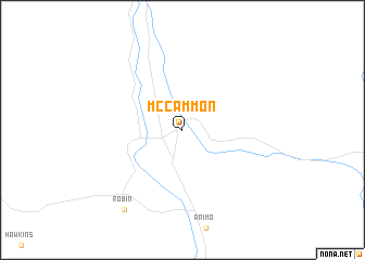 map of McCammon