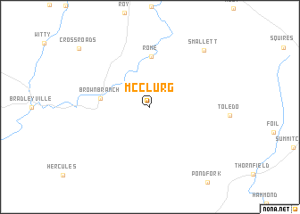 map of McClurg