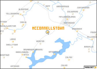 map of McConnellstown