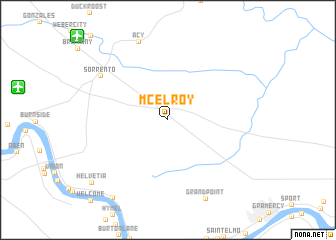 map of McElroy