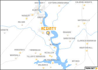map of McGinty