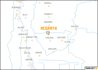 map of McGrath