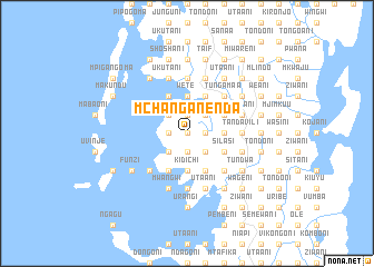 map of Mchanganenda