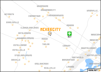 map of McKee City