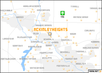 map of McKinley Heights