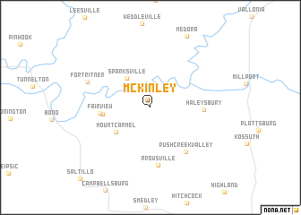 map of McKinley