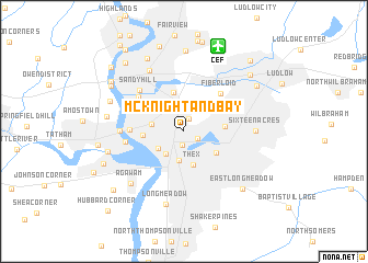 map of McKnight and Bay
