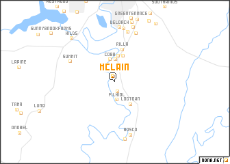 map of McLain
