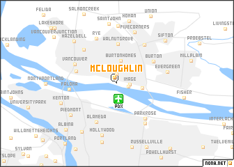 map of McLoughlin