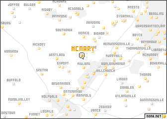 map of McNary