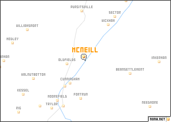 map of McNeill