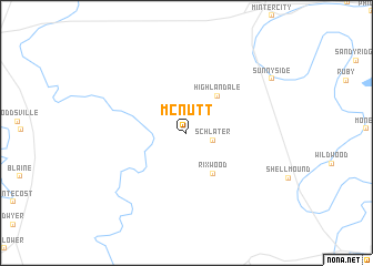 map of McNutt