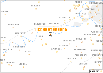 map of McPheeter Bend