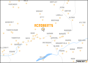 map of McRoberts