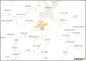 map of McVey
