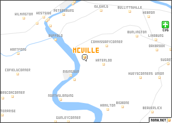 map of McVille