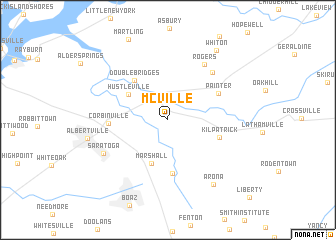 map of McVille