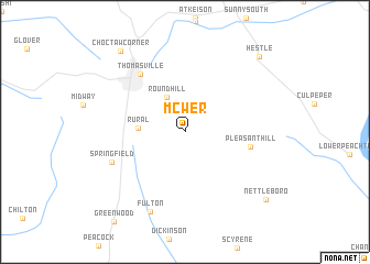 map of McWer