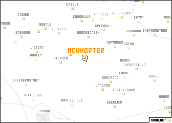 map of McWhorter