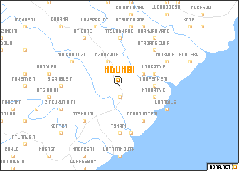 map of Mdumbi