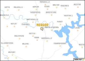 map of Meador