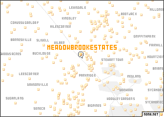 map of Meadowbrook Estates