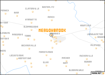 map of Meadowbrook