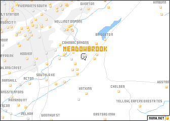 map of Meadowbrook