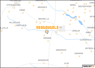 map of Meadowdale