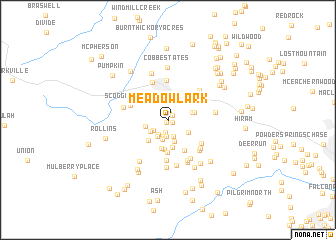 map of Meadow Lark