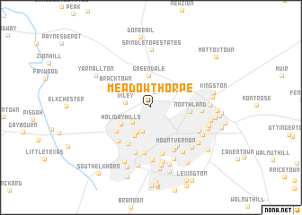 map of Meadowthorpe