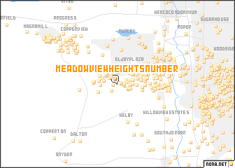 map of Meadowview Heights Number 4