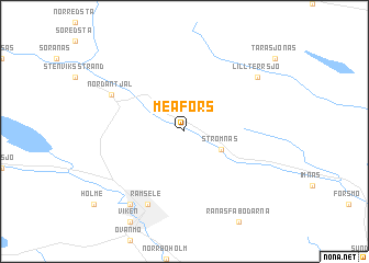 map of Meåfors