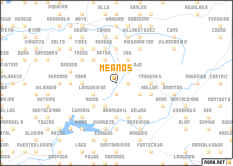 map of Meanos