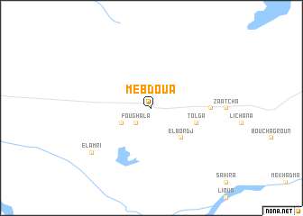 map of Mebdoua