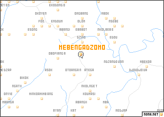 map of Mebengadzomo