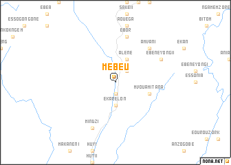 map of Mebeu