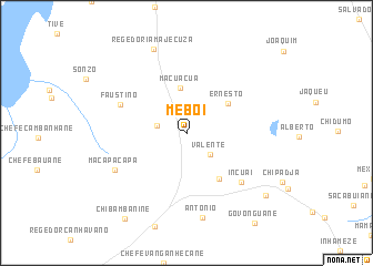 map of Meboi