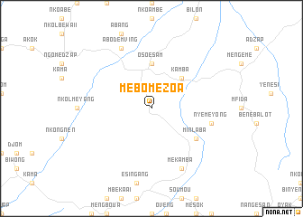 map of Mébomézoa
