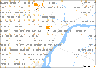 map of Meca