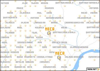 map of Meca