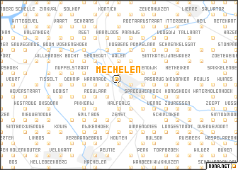 map of Mechelen