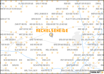 map of Mechelseheide