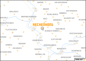 map of Mechenhard
