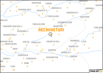map of Mechʼkhetʼuri
