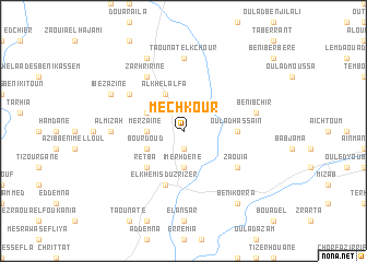 map of Mechkour