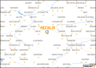 map of Mechlin