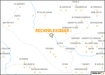 map of Mechra Lekiader