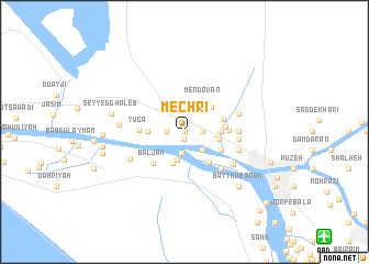 map of Mechrī