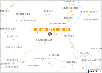 map of Mechta Ahl Ben Agga